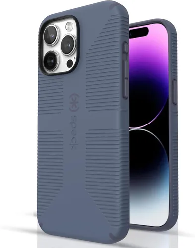 Vista 16 de Speck Funda transparente para iPhone 14 y iPhone 13 - Protección contra caídas, resistente a arañazos y anti-amarillamiento, funda de doble capa