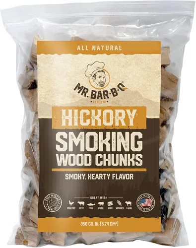 Vista 9 de Bolsa de 3.5 libras de trozos de madera de manzana de Mr. Bar-B-Q, sabor a manzana afrutado para ahumar, asar al aire libre, barbacoa en el patio