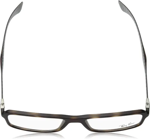 Vista 4 de Ray-Ban Marco de anteojos unisex RX8902-5479 Habana mate con lente de demostración de 2126in negro Black Havana 54 mm