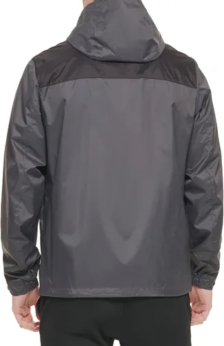 Vista 2 de Tommy Hilfiger Chaqueta ligera y transpirable impermeable con capucha para hombre
