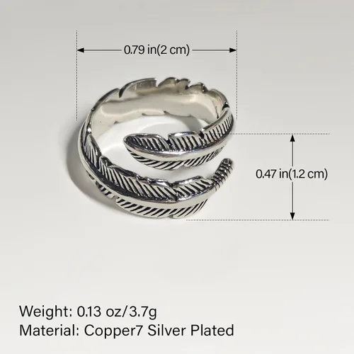 Vista 226 de Anillo de plata de ley 925, minimalista, ajustable, hecho a mano, para mujeres y niñas