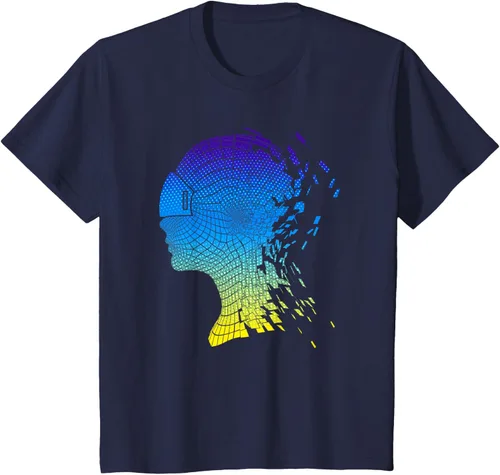 Vista 19 de Camiseta con diseño de auriculares de realidad virtual de VR Fans, Negro, S