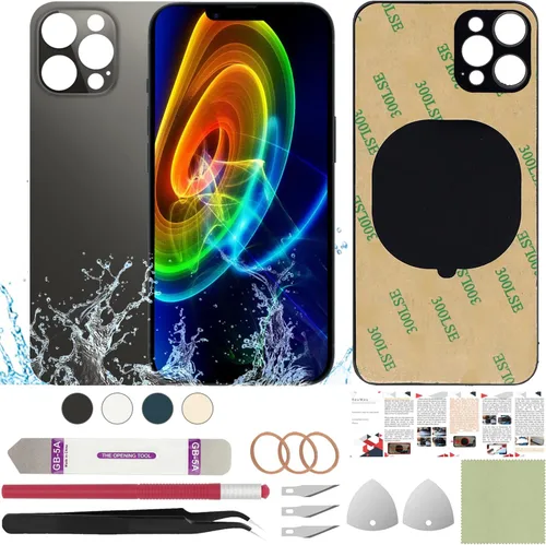 Vista 11 de Funda trasera de repuesto compatible con iPhone 8 de 4.7" + Herramientas profesionales (Gris espacial) Incluye herramientas profesionales, cinta