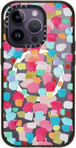 Vista 35 de CASETiFY Impact - Funda para iPhone 13 [protección contra caídas de 6.6 pies/compatible con Magsafe] Black Kingsnake, color negro transparente