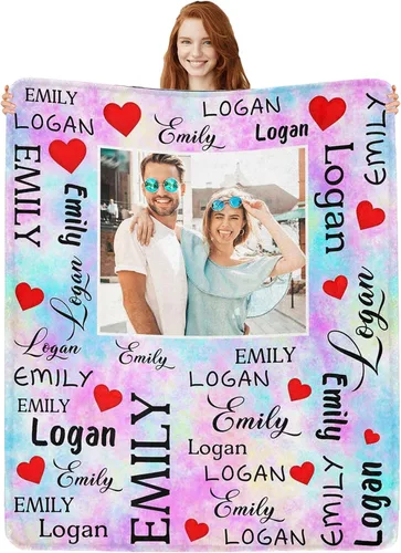 Vista 25 de Regalos personalizados de cumpleaños para el Día del Padre, para papá, abuelo, hombres, manta personalizada con fotos para mi papá, regalos de hija
