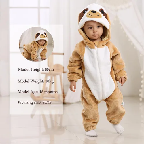Vista 6 de TONWHAR Kid's and Toddler's Costume Baby Animal Outfit Baby Boys' Girls' One-Piece Rompers Jumpsuit