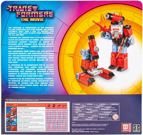 Vista 6 de Hasbro F6946 Transformers Retro La Película de Transformers Perceptor Figura de Acción