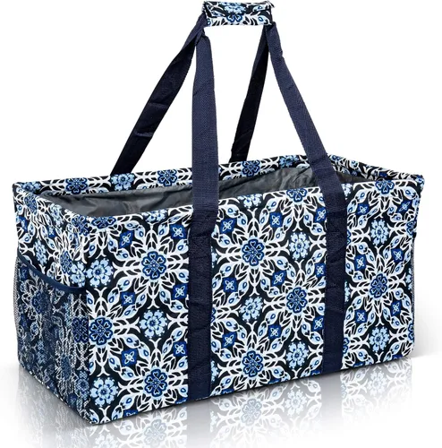 Vista 31 de Bolsa de utilidad extra grande de Lucazzi - Bolsa de playa grande plegable sobredimensionada, excelente para la piscina con marco resistente