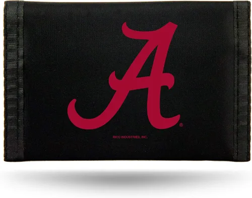 Vista 12 de Rico Industries Cartera de nailon de tres pliegues de la NCAA