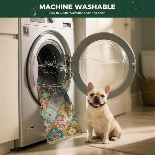 Vista 5 de FXW Almohadillas lavables para orina para perros, almohadillas para cachorros con súper absorbentes, diseñadas específicamente para jaulas de 24