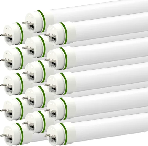 Vista 15 de Tubo lineal T5 de 4 pies de 24 W, 4000 K, 3500 LM, 127.27 LM/W, tipo A+B, lente esmerilada (paquete de 25)
