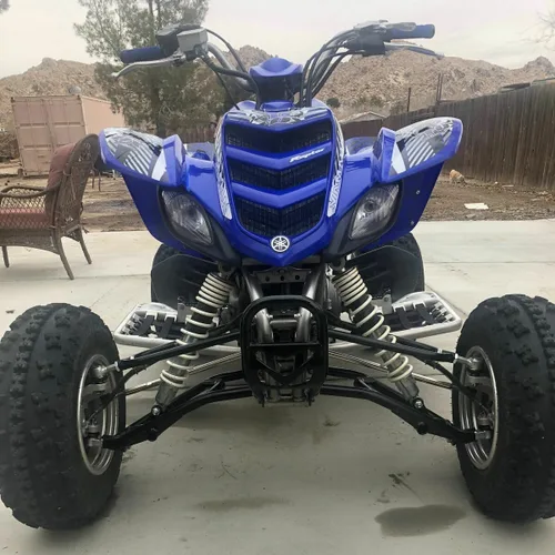 Vista 2 de Brazos de control A para Yamaha Raptor 660 YFM 660R 2001-2005, extensor de brazos A deportivo ajustable + 2 pulgadas más ancho