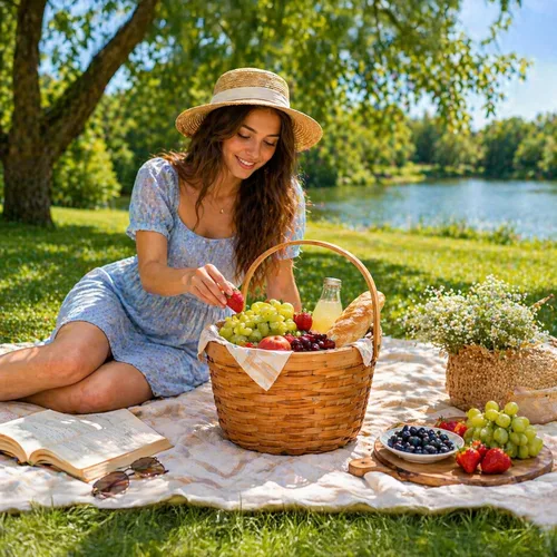 Vista 4 de Vintiquewise Cesta pequeña de recolección de manzanas con asa, cesta de frutas de madera tejida, canasta decorativa de granja para almacenamiento