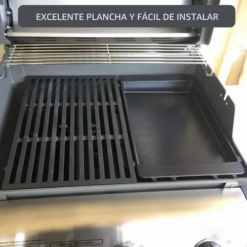 Vista 4 de Piezas de repuesto 7658 para Weber Grill Griddle Spirit 200 300 Spirit II E-210 E-310 Series, Weber Genesis Silver B C 1000-5000 Grill Grate