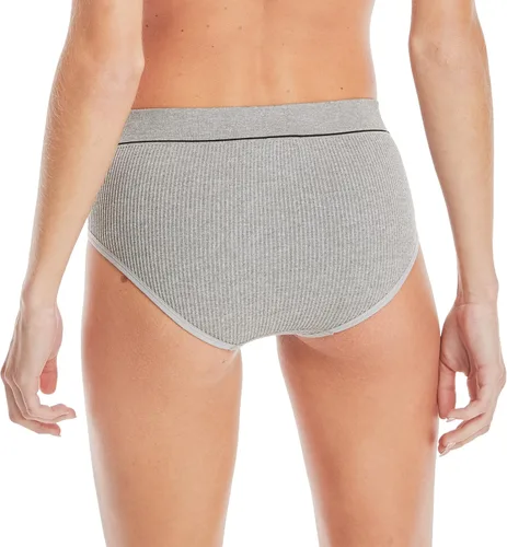 Vista 4 de Hanes Ropa interior de bikini de pierna alta para mujer, bikini sin costuras, colores surtidos, paquete de 6