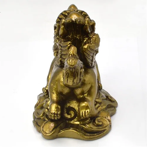 Vista 4 de Feng Shui Garuda Amuleto Fuerte Poderoso Magia Religiosa Bestia Sagrada Estatua de Resina Hogar Escritorio