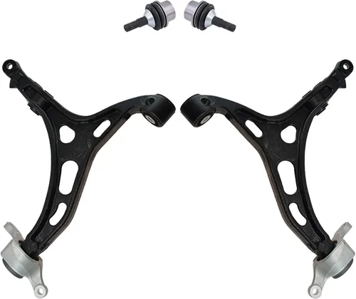 Vista 92 de TRQ Brazo de control superior e inferior del lado del conductor y del pasajero con juego de rótulas compatible con Chevrolet GMC 89-02