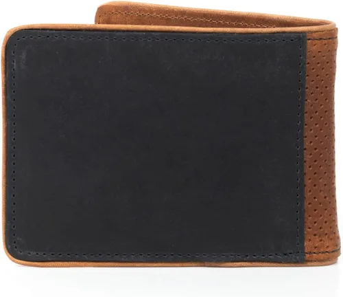 Vista 4 de VELEZ Carteras de cuero genuino para hombre Azul Vintage