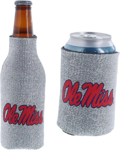 Vista 153 de College Team Color Logo Can & Bottle Holder Insulator Beverage Cooler Set