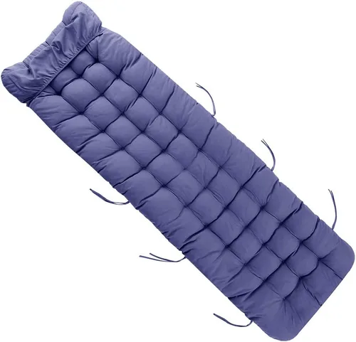 Vista 9 de Cojín para tumbona reclinable para patio, colchón tumbona con tapa de 60 pulgadas para jardín, exterior, interior, sofá, tatami y banco de asiento