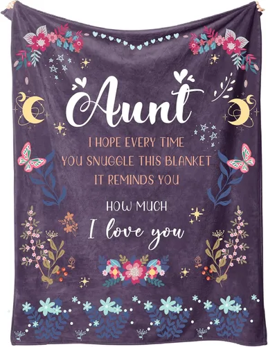 Vista 8 de BeneCharm Regalos para hija de mamá papá en Navidad, manta antibolitas para hija adulta, regalo de cumpleaños, 50 x 60 pulgadas