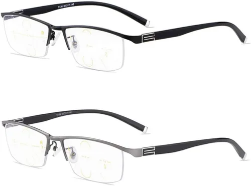 Vista 10 de Gafas de lectura multifocales progresivas anti rayos azules +1.0+1.5+2.0+2.5+3.0+3.5