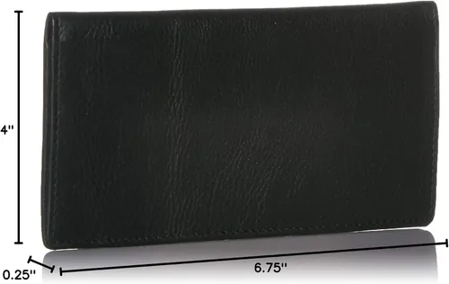 Vista 4 de Siskiyou Sports Women's Leather Checkbook Cover