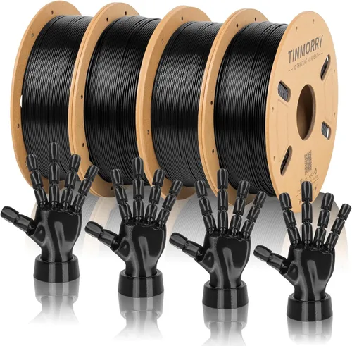 Vista 29 de TINMORRY - Filamento PETG CF de 1.75 mm para impresora 3D, compatible con Bambu LAB, Creality K1C, QIDI MAX3, FLASHFORGE Adventurer 5M, Prusa MK4