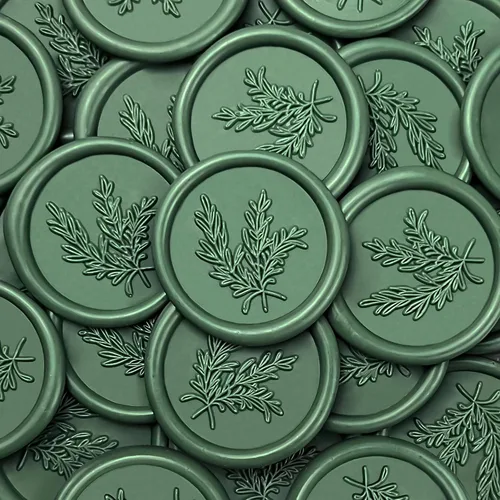 Vista 25 de 25 Piezas Calcomanías de Sellos de Cera Hechas a Mano, Sellos para Sobres, Calcomanías de Cera Autoadhesivas para Invitaciones de Fiestas de Boda