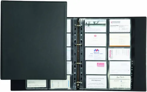 Vista 2 de Durable 2444/01 Álbum de tarjetas de visita económicas VISIFIX A4