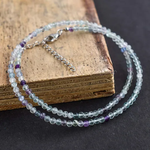 Vista 23 de Multi Gemstone_Choker Necklace