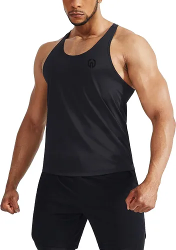 Vista 2 de NELEUS - Camiseta sin mangas para correr para hombre, para gimnasio, atlética