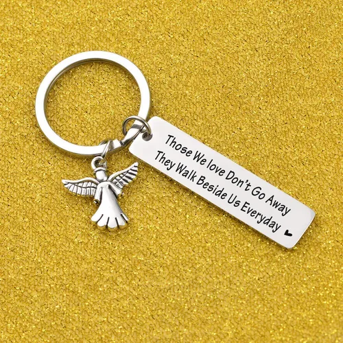 Vista 4 de 7RVZM - Joyería conmemorativa para madre con pérdida de padre, regalo de simpatía en memoria de mamá, regalo para papá, regalo conmemorativo