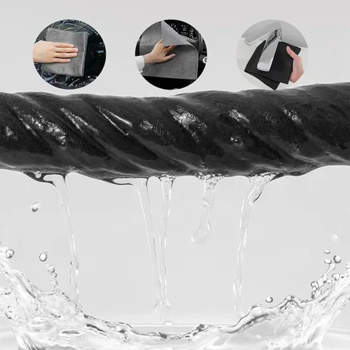Vista 2 de YAPEEN Sparkclean - Paños de limpieza mágicos gruesos, paño de limpieza reutilizable, se puede utilizar para ventanas, vidrio, muebles, autos