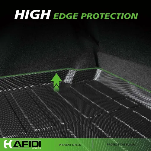 Vista 4 de HAFIDI® Juego de alfombrillas y forro de carga para Kia EV9 2024 2025 2026 (no apto para sillas de relajación), protección para todo tipo de clima
