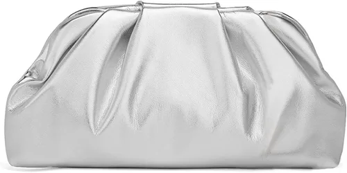 Vista 7 de Bolso de mano para mujer, bolso de noche pequeño con cadena de metal extraíble