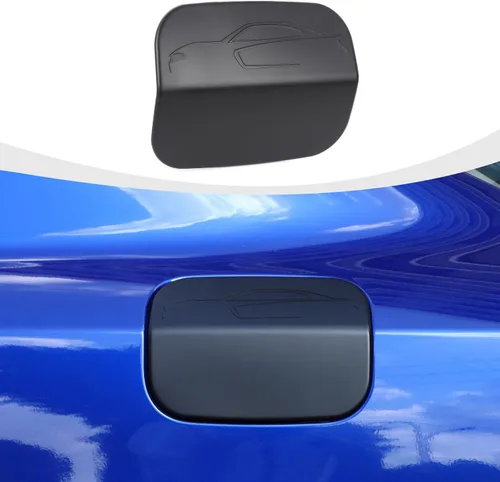 Vista 9 de RAZPOY Tapa de tapón de gasolina para accesorios de carga, cubierta de puerta de tanque de gasolina compatible con Dodge Charger 2011-2024, plástico