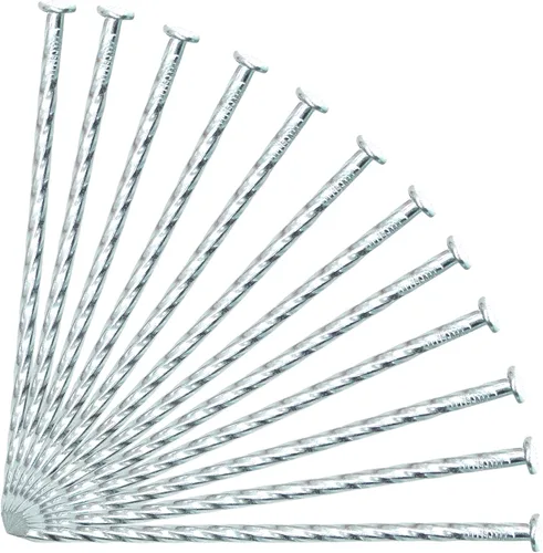 Vista 9 de Paquete de 50/100/150 Estacas de Jardín de Metal Galvanizado Sólido Antioxidante de 6", Anclajes en Espiral para Bordes de Paisajismo para Bordes