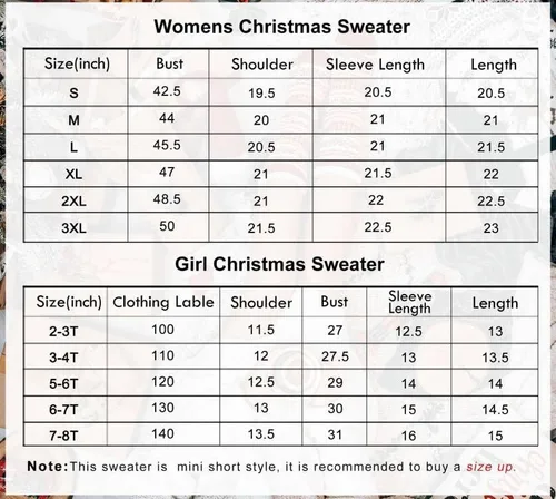 Vista 6 de Lesmart Suéter feo de Navidad para mujer, divertido Papá Noel, divertido suéter de punto para fiesta de Navidad