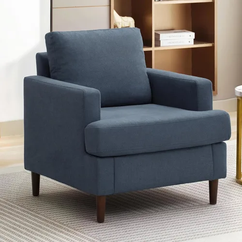 Vista 11 de Weture Silla decorativa Mid-Century, sillón verde, sillas de sala de estar