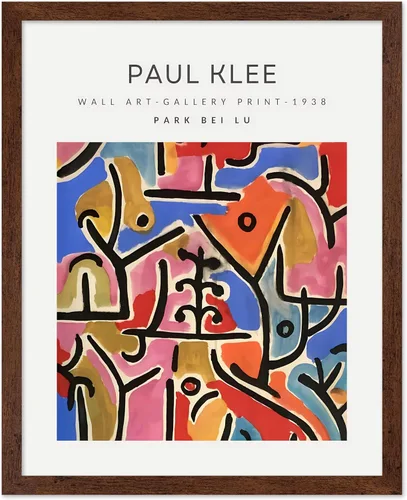 Vista 17 de Poster Master Póster vintage de Paul Klee – Impresión retro de cómicos – Arte de dibujo – Arte abstracto – Regalo para hombres y mujeres – Estilo-09