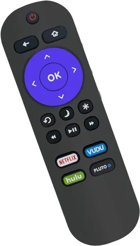 Vista 2 de Control remoto compatible con todos los controles remotos Philips ROKU TV (Philips Roku101018E0016 Remote)