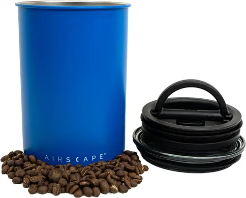 Vista 18 de Planetary Design Airscape Contenedor de café de acero inoxidable Contenedor de almacenamiento de alimentos Tapa hermética patentada de EE. UU.