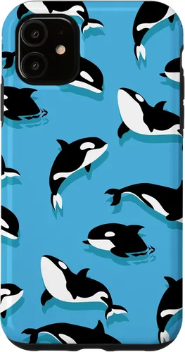 Vista 8 de Orca Swimming Whale Cool Miami Dolphin Beach Lover Gift Case for iPhone 17
