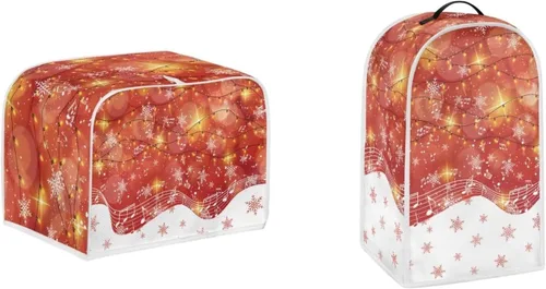 Vista 9 de Cubiertas para tostadoras de murciélagos de 2 rebanadas, protectores decorativos a prueba de polvo, cubiertas de tostadora, resistentes a