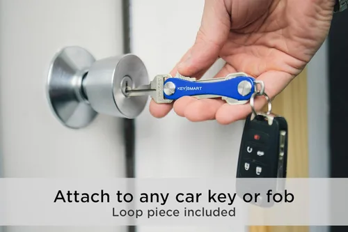Vista 5 de KeySmart Classic - Llavero compacto con soporte y organizador 2 14 llaves