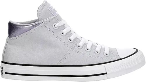 Vista 2 de Converse Chuck Taylor All Star Madison Mid High - Tenis de lona unisex - estilo de cierre de cordones - Gris pálido lila