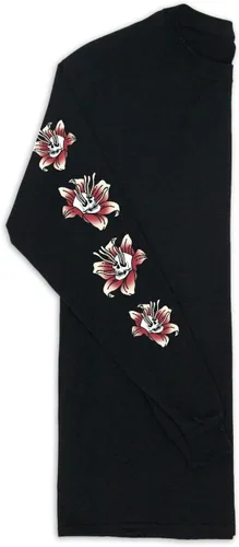 Vista 8 de Riot Society Camiseta de manga larga estampada y bordada para hombre
