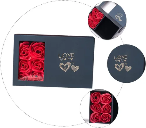 Vista 9 de TENDYCOCO 1 Unidades Caja de Embalaje Joyero Joyería de Mano Bolsas Florales Chritmas The Christmas Sto Jewelry Gift Bag Jewelry Holder Flower