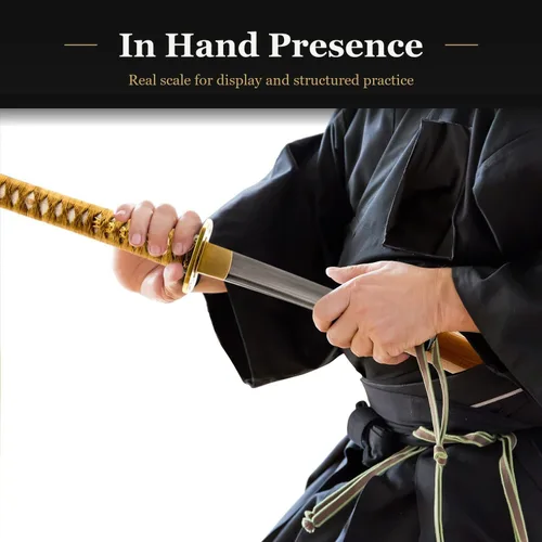 Vista 3 de Espada katana samurái japonesa de flor de ciruelo, forjada a mano, hoja de Damasco de acero al carbono 1045, arcilla, espiga completa, afilada